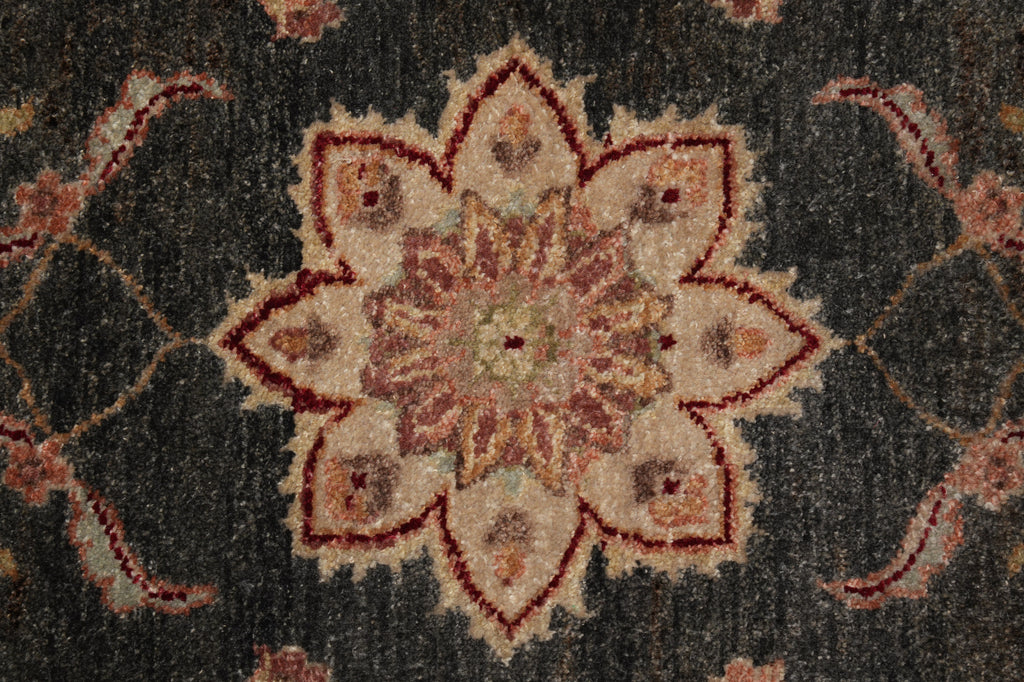 8 x 10 Green Handmade Jaipur Rug #PIX-8264