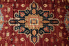 Load image into Gallery viewer, 9.7 x 14 Rust Silky Wool Peshawar Rug 17372