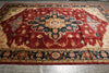 Load image into Gallery viewer, 9.7 x 14 Rust Silky Wool Peshawar Rug 17372