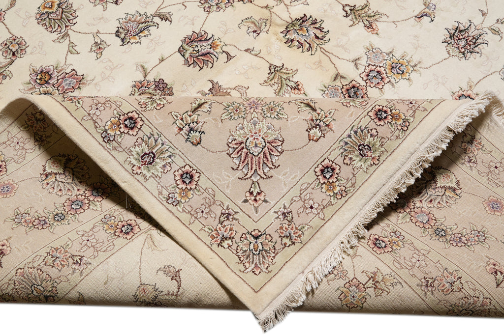 10 x 14 Wool And Silk Quality Hand-knotted Rug #F-4365