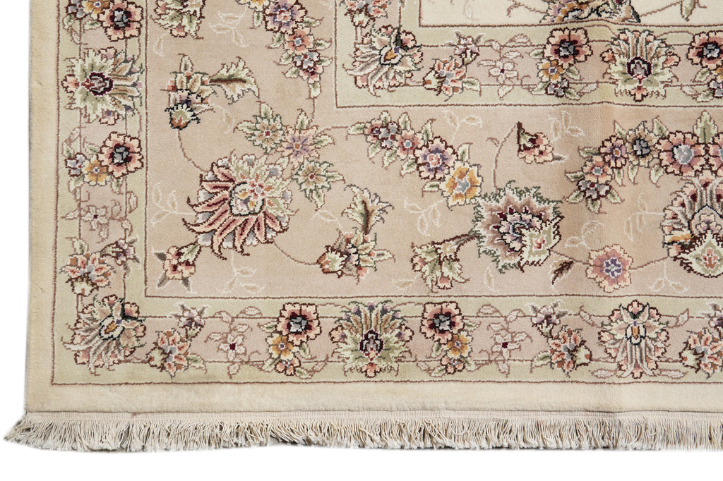 10 x 14 Wool And Silk Quality Hand-knotted Rug #F-4365