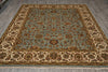Load image into Gallery viewer, 8 x 10 Light Blue Handmade Jaipur Rug #F-4528