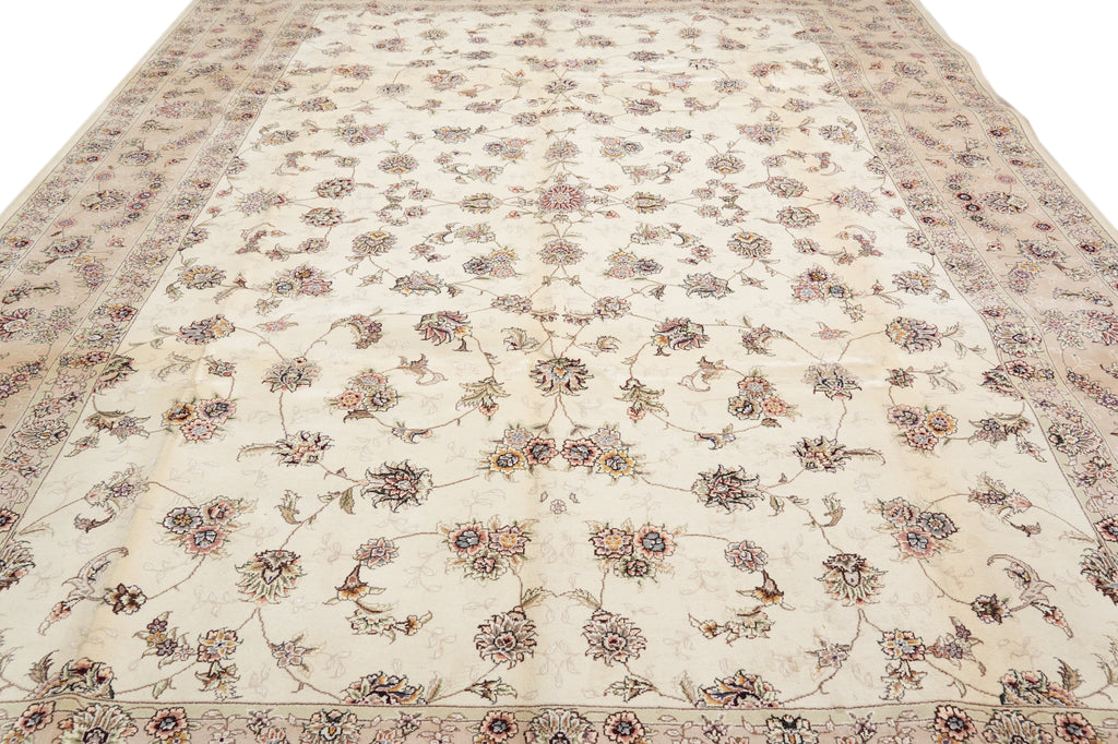 10 x 14 Wool And Silk Quality Hand-knotted Rug #F-4365
