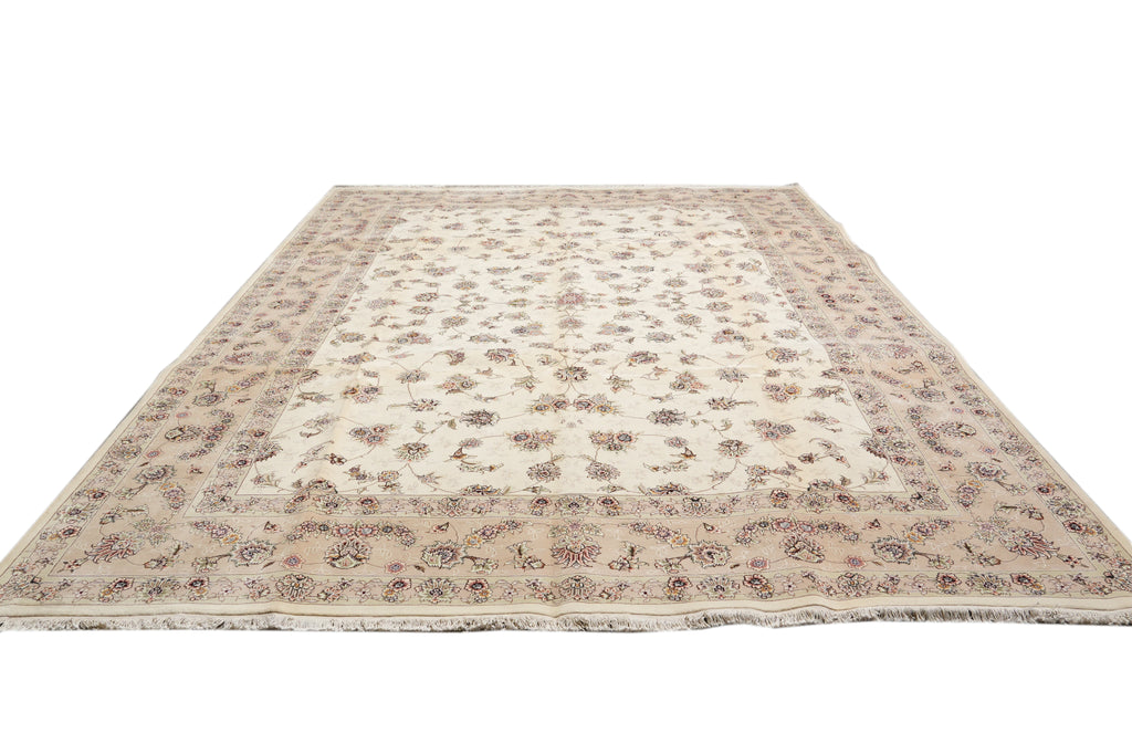 10 x 14 Wool And Silk Quality Hand-knotted Rug #F-4365