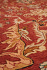 Load image into Gallery viewer, 10 x 13.6 Rust Orange Vegetable Dye Rug Pix-4498