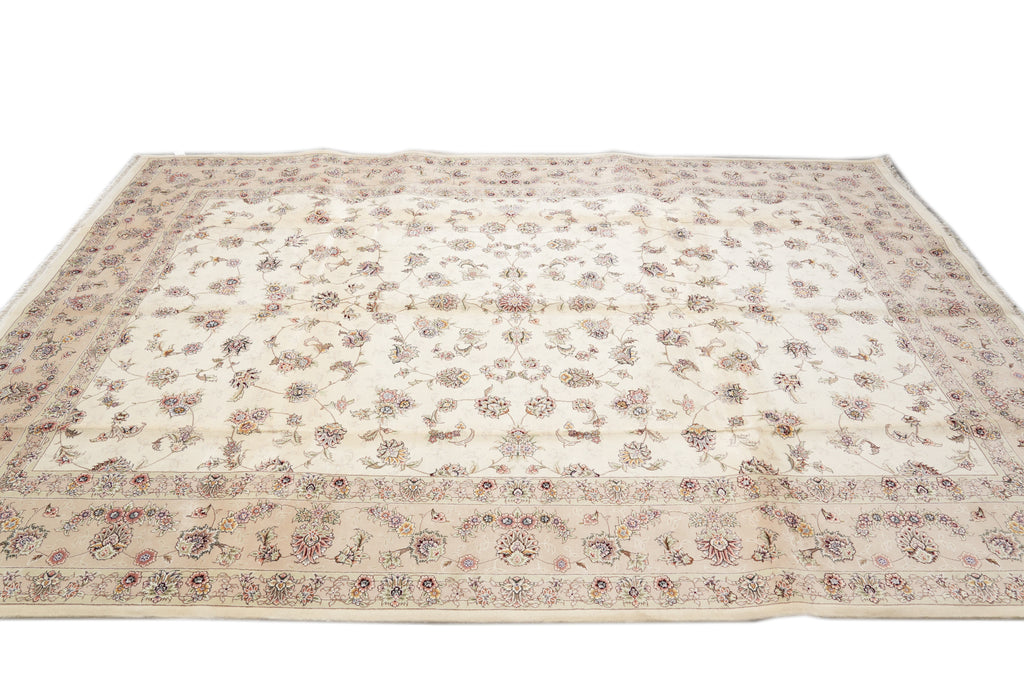 10 x 14 Wool And Silk Quality Hand-knotted Rug #F-4365