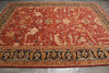 Load image into Gallery viewer, 10 x 13.6 Rust Orange Vegetable Dye Rug Pix-4498