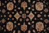 Load image into Gallery viewer, 8 x 9.8 High Quality Area Rug Wool and Silk Sino Tabriz Black #F-4529