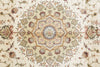 Load image into Gallery viewer, 9.9 x 13.9 Fancy Quality Wool And Silk Hand-Knotted Carpet Ivory #F-4366