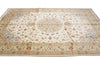 Load image into Gallery viewer, 9.9 x 13.9 Fancy Quality Wool And Silk Hand-Knotted Carpet Ivory #F-4366