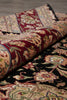 Load image into Gallery viewer, 7.8 x 10 High Quality Wool and Silk Sino Tabriz Fancy Rug Black Burgundy #F-4530
