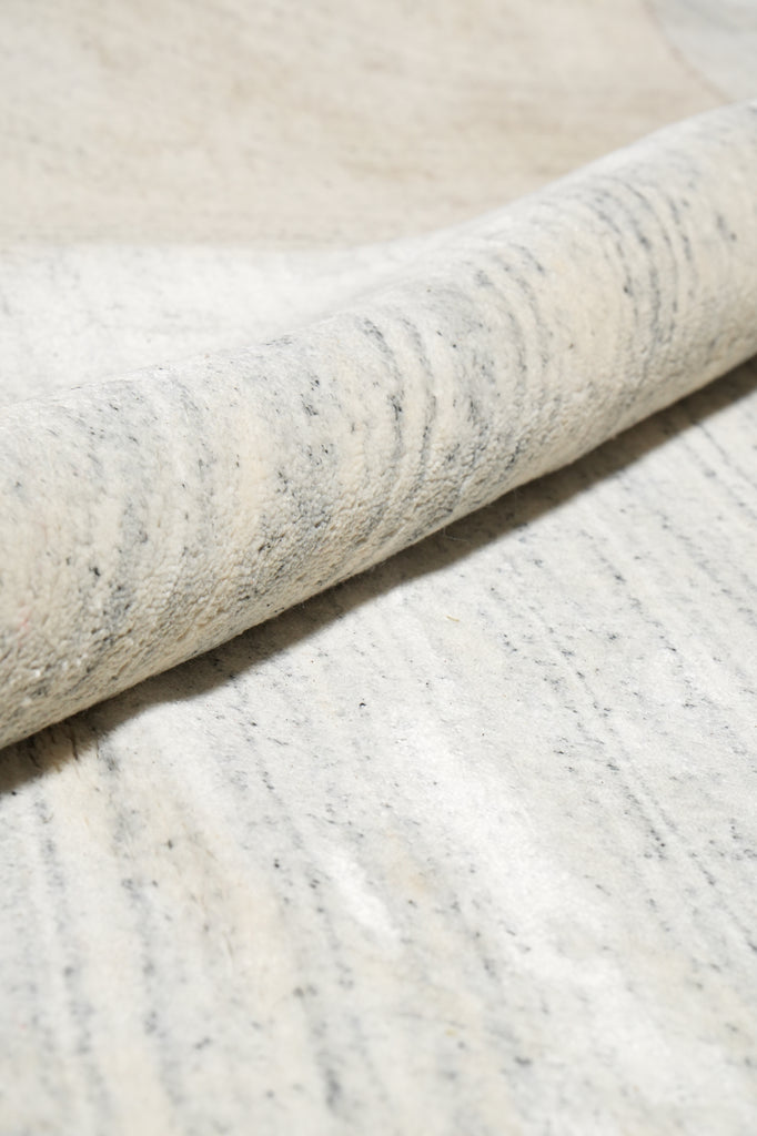 8 x 10 GRAY GABBEH Wool Blend Modern HANDMADE Rug #B-74542