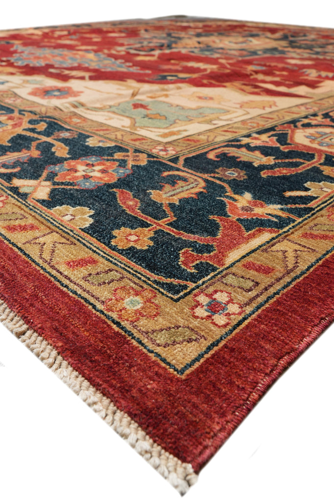 10 x 13.9 New Serapi Chobi Peshawar Handmade Ghazni Wool Carpet #F-4367