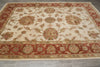 Load image into Gallery viewer, 9.5 x 13.3 New Quality Handmade Agra Rug Veggie Dyed Natural Wool #B-71802