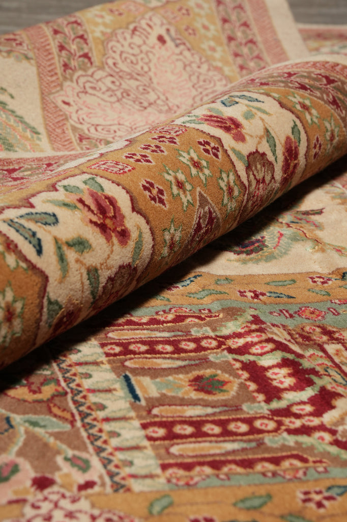 8.6 x 11.5 Paradise Garden Wool & Silk Sino Bakhtiari Rug 21822