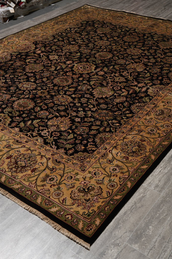 8 x 10.6 Black Gold Quality Jaipur Rug #PIX-5278