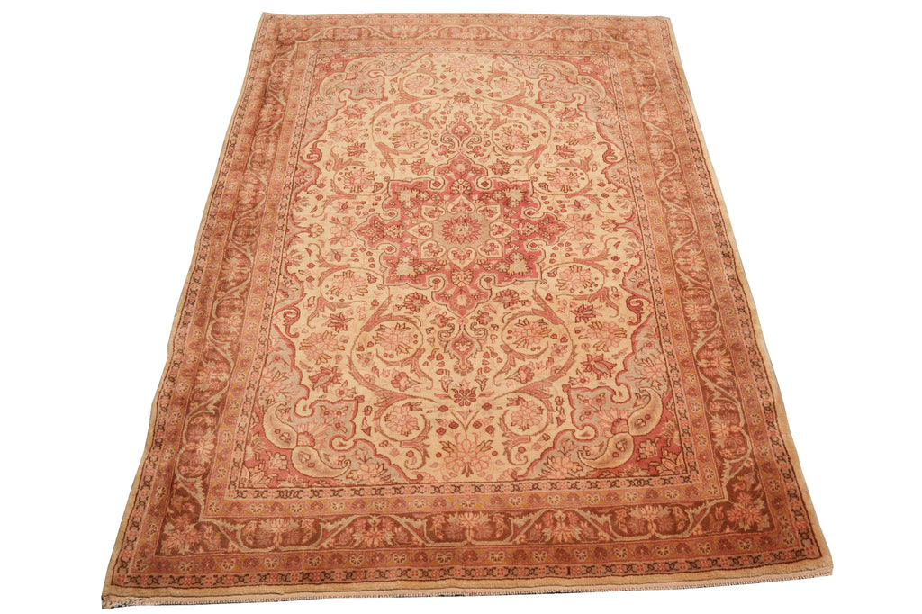 3.8 x 5.3 Antique Persian Ghazvin Rug #PIX-26318