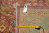 Load image into Gallery viewer, 9 x 12 Beautiful Agra Rug Handmade Natural Wool Rust Green #F-6530