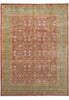 Load image into Gallery viewer, 9 x 12 Beautiful Agra Rug Handmade Natural Wool Rust Green #F-6530