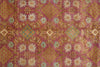 Load image into Gallery viewer, 9 x 12 Beautiful Agra Rug Handmade Natural Wool Rust Green #F-6530