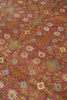 Load image into Gallery viewer, 9 x 12 Beautiful Agra Rug Handmade Natural Wool Rust Green #F-6530