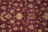 Load image into Gallery viewer, 8.9 x 11.8 Hand-knotted India Area Rug Burgundy and Gold #5276