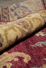 Load image into Gallery viewer, 8.9 x 11.8 Hand-knotted India Area Rug Burgundy and Gold #5276