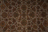 Load image into Gallery viewer, An ornate traditional patterned rug with a dense floral and paisley design in muted brown, rust orange, olive green, and beige tones.