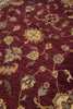 Load image into Gallery viewer, 8.9 x 11.8 Hand-knotted India Area Rug Burgundy and Gold #5276