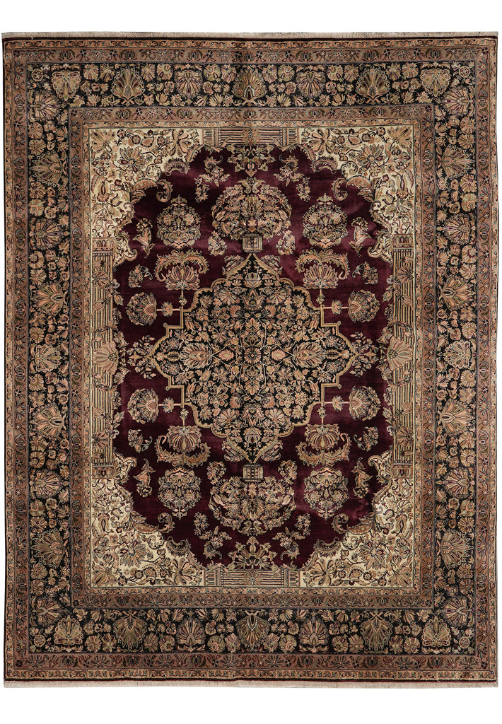 8 x 10 Quality Jaipur Rug Rich Dense Burgundy Wool