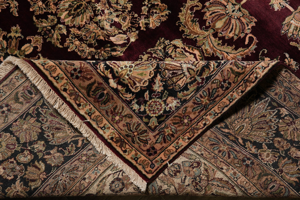8 x 10 Quality Jaipur Rug Rich Dense Burgundy Wool #PIX-10106