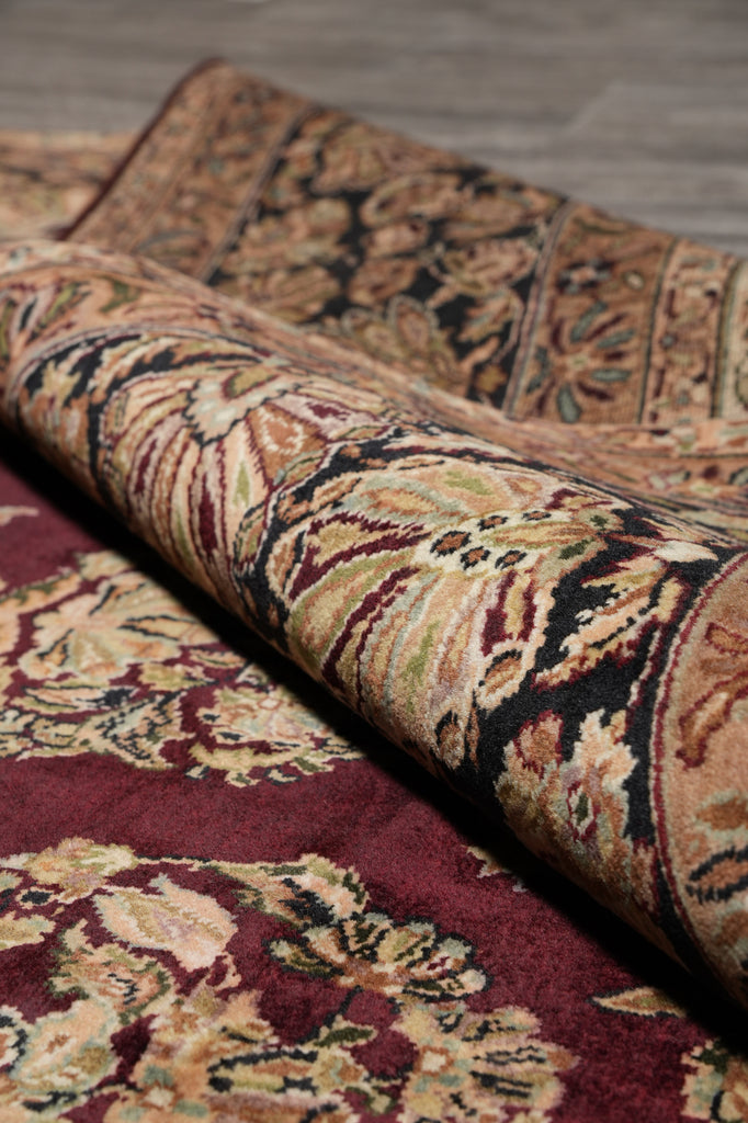 8 x 10 Quality Jaipur Rug Rich Dense Burgundy Wool #PIX-10106