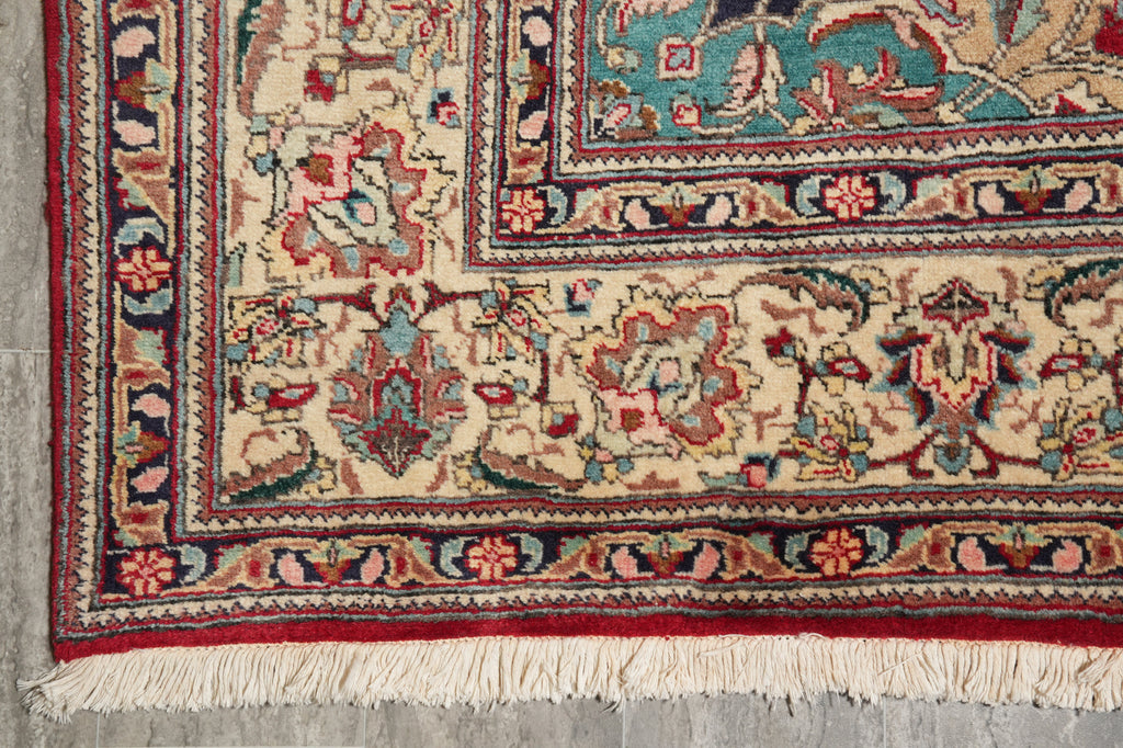 8 x 11.4 Genuine Persian Handmade Tabriz Wool Rug #PIX-11896