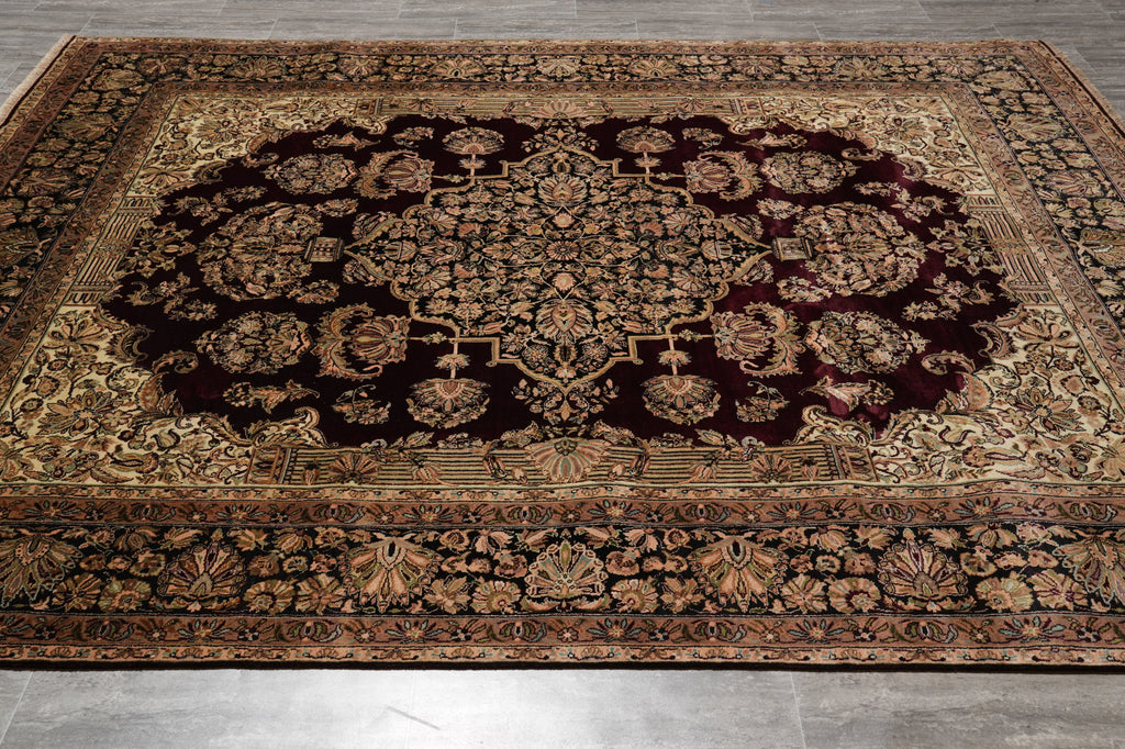 8 x 10 Quality Jaipur Rug Rich Dense Burgundy Wool #PIX-10106