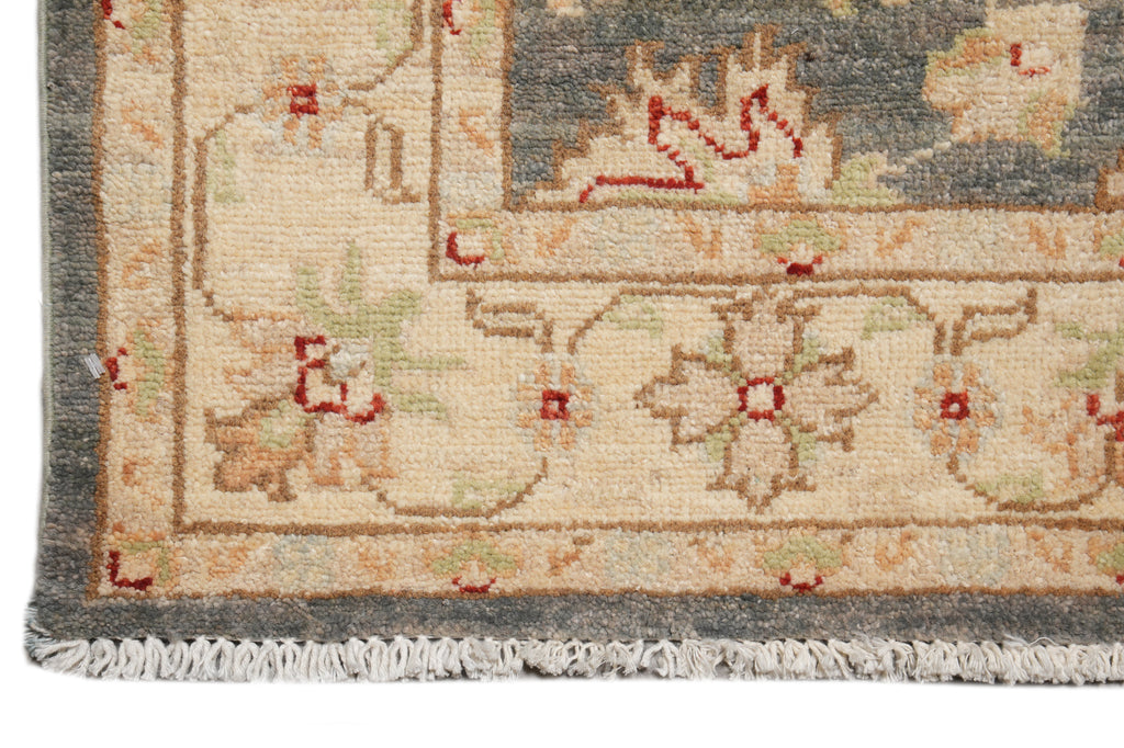 2.9 x 9.10' Feet Runner Quality Handmade Chobi Moss Green rug #PIX-26854