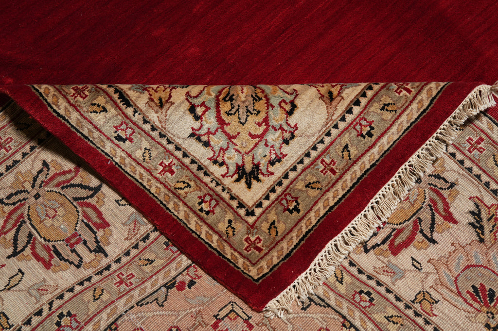 10 x 14 Red White Ivory Rug 17526