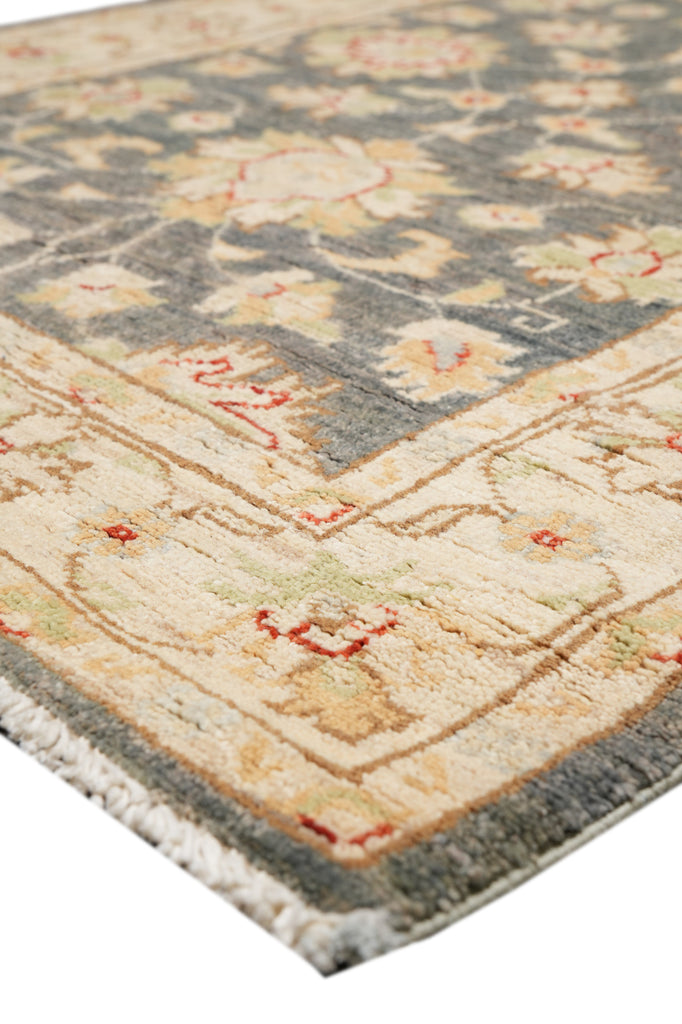 2.9 x 9.10' Feet Runner Quality Handmade Chobi Moss Green rug #PIX-26854