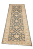 Load image into Gallery viewer, 2.9 x 9.10' Feet Runner Quality Handmade Chobi Moss Green rug