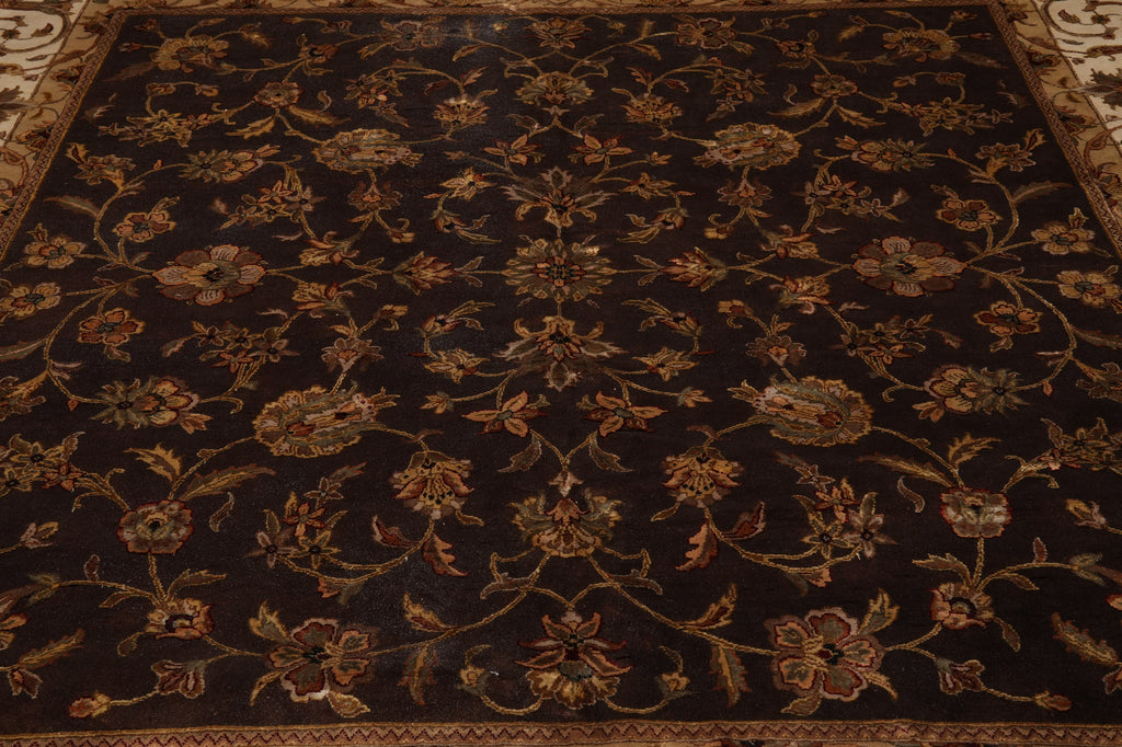 10 x 10 Feet Square Quality Wool and Silk Rug #PIX-805-07