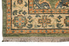Load image into Gallery viewer, 3.2 x 10' Feet Runner Green Chobi Zigler Handmade Wool Chotan Carpet #PIX-26782