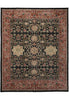 Load image into Gallery viewer, 10 x 12 Black Handmade Luxurious Softness Agra Rug 23981