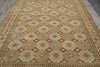 Load image into Gallery viewer, 8.6 x 12 Natural Wool Handmade Agra Rug Transitional Neutral Earth Tone Colors #F-4532
