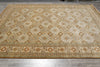 Load image into Gallery viewer, 8.6 x 12 Natural Wool Handmade Agra Rug Transitional Neutral Earth Tone Colors #F-4532