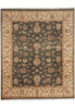 Load image into Gallery viewer, 8 x 9.6 Moss Green Chobi Peshawar Rug