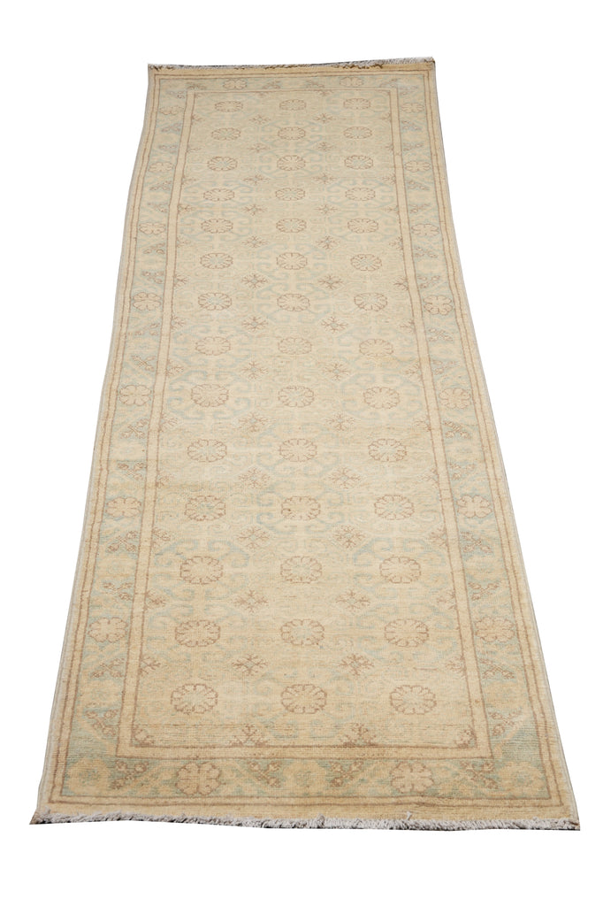 2.7 x10 Runner Natural Wool Hand-Knotted Neutrals #PIX-25202