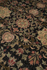Load image into Gallery viewer, 10 x 12 Black Handmade Luxurious Softness Agra Rug 23981