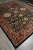 Load image into Gallery viewer, 10 x 12 Black Handmade Luxurious Softness Agra Rug 23981