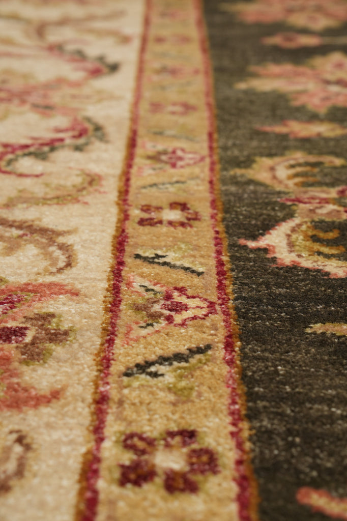 8 x 9.6 Moss Green Chobi Peshawar Rug #PIX-804-35