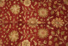 Load image into Gallery viewer, 8.9 x 11.9 Zigler Rug Coral Red With Gold Handmade Rug #5071