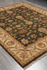 Load image into Gallery viewer, 8 x 9.6 Moss Green Chobi Peshawar Rug #PIX-804-35